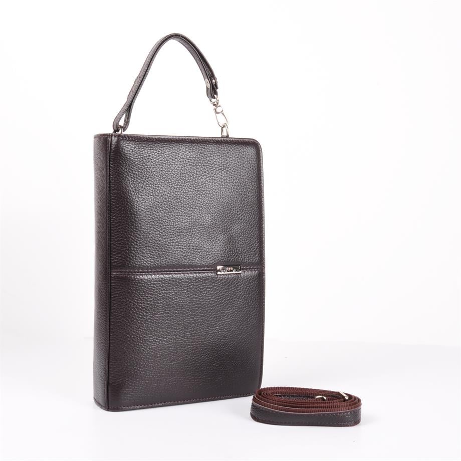 Erkek Hakiki Deri El & Omuz Çantası 5017