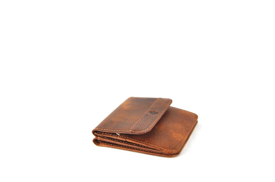 Küçük Crazy Deri Erkek Cüzdan