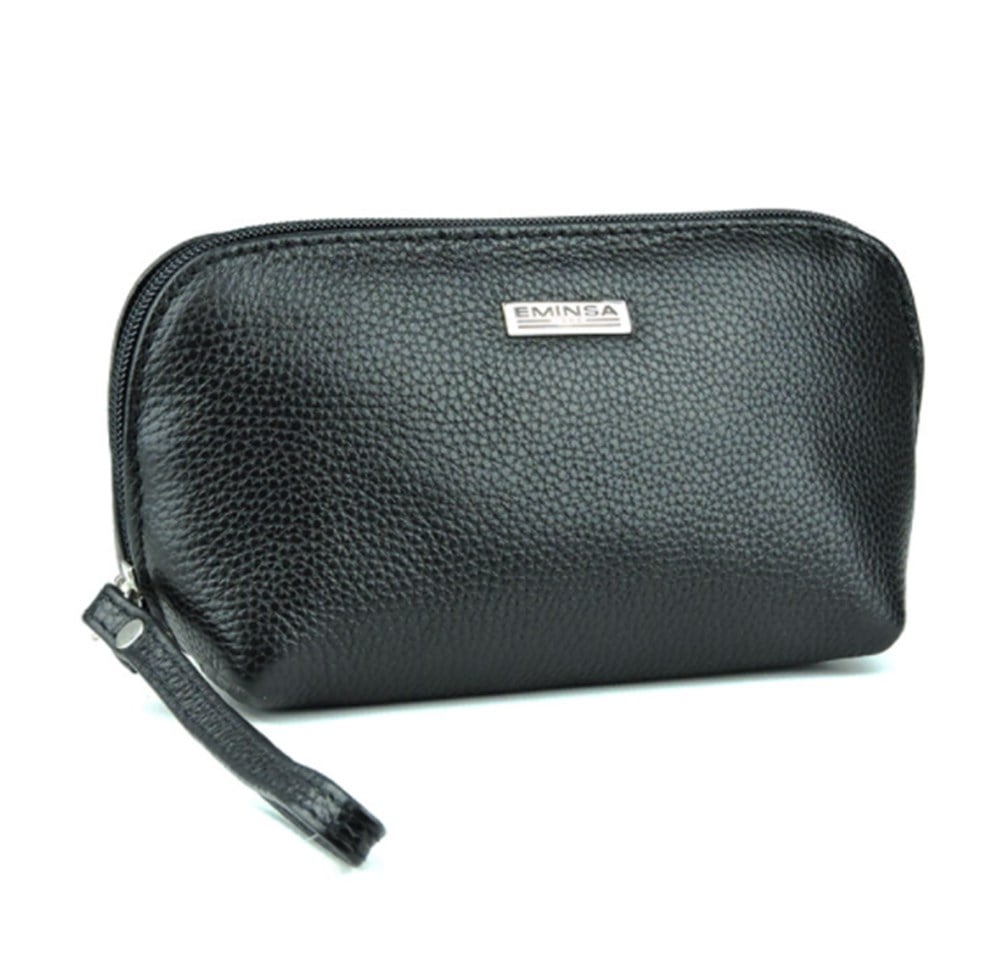 Siyah Deri Kadın El Çantası, Makyajlık