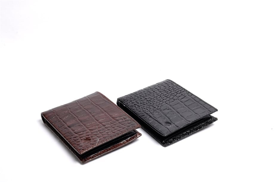  Erkek Hakiki Deri Mıknatıslı Para Klipsli Cüzdan