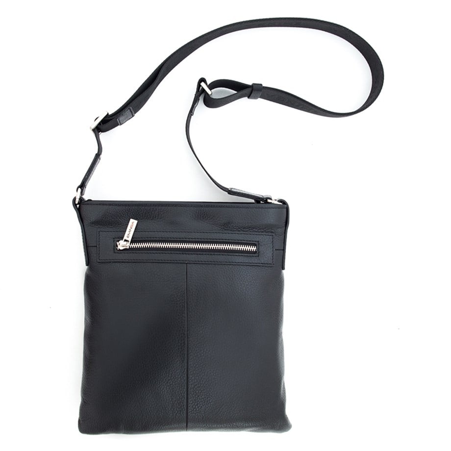 Siyah Hakiki Deri Omuz Çantası