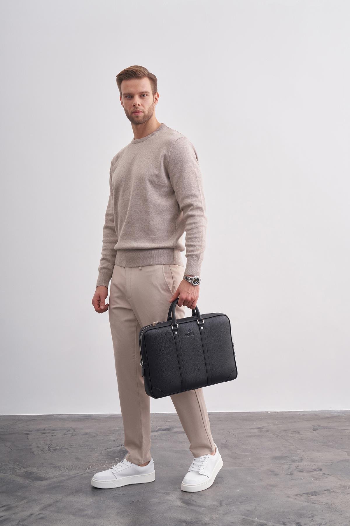 Hakiki Deri Evrak Çantası