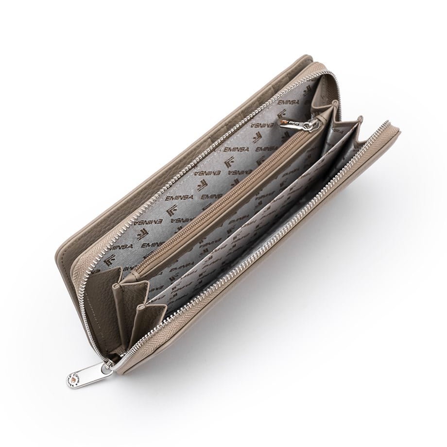 Vizon Hakiki Deri Kadın Cüzdan