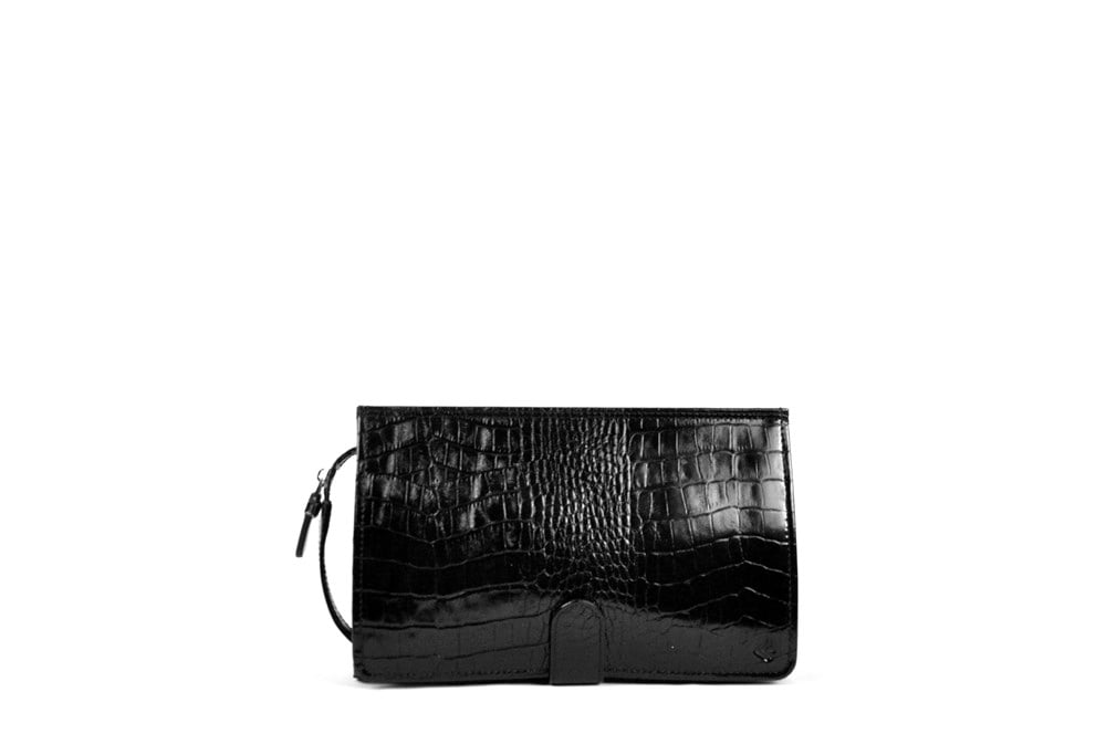 Erkek Siyah Deri El Çantası