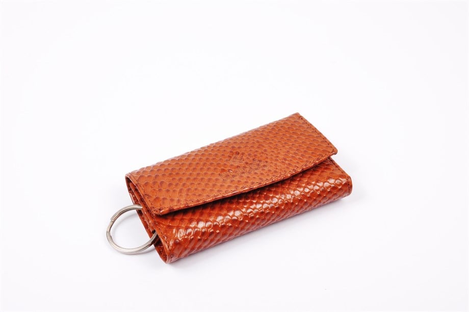 Unisex Hakiki Deri Anahtarlık Cüzdan