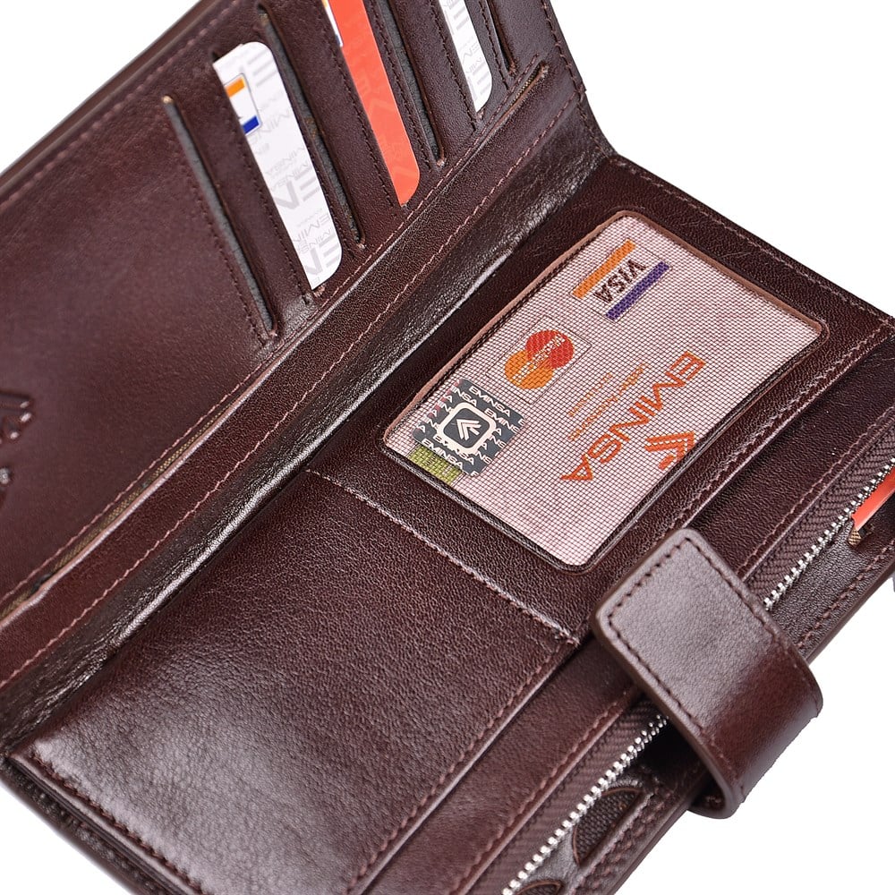 Bordo Hakiki Deri Erkek Portföy