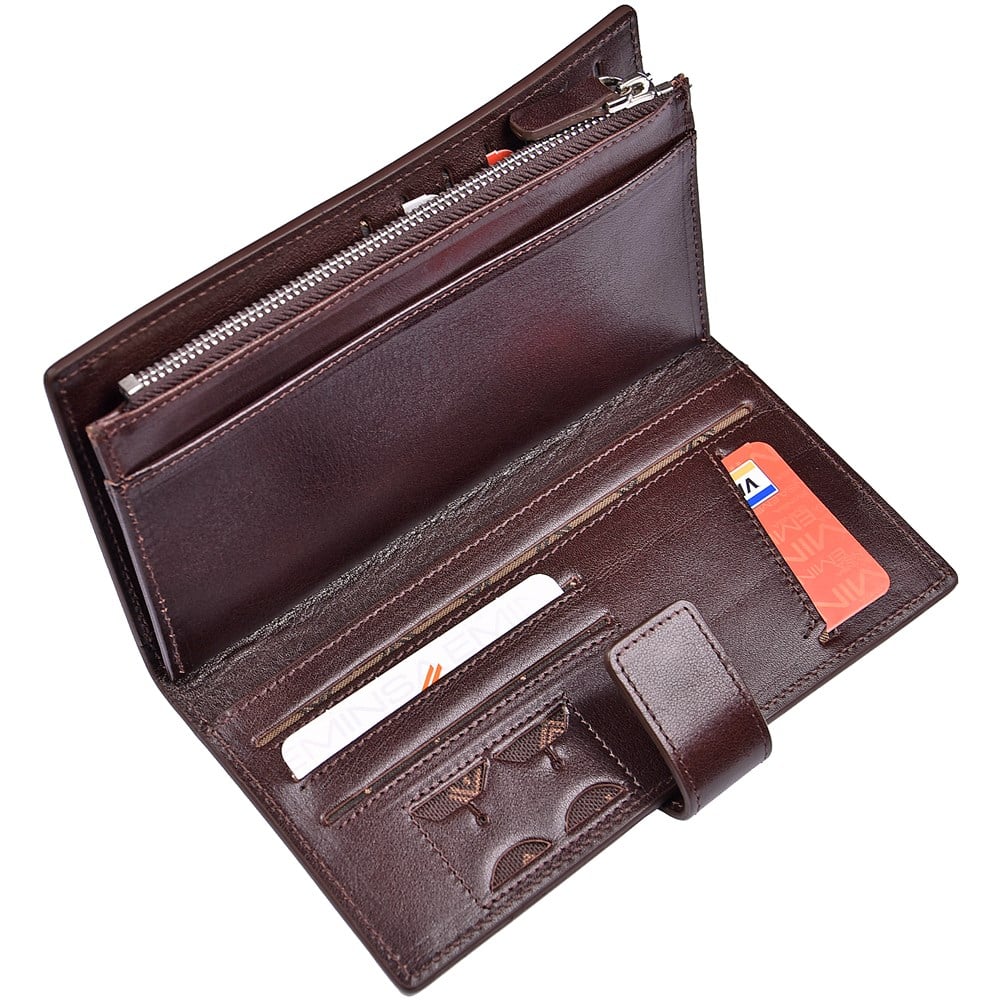 Bordo Hakiki Deri Erkek Portföy