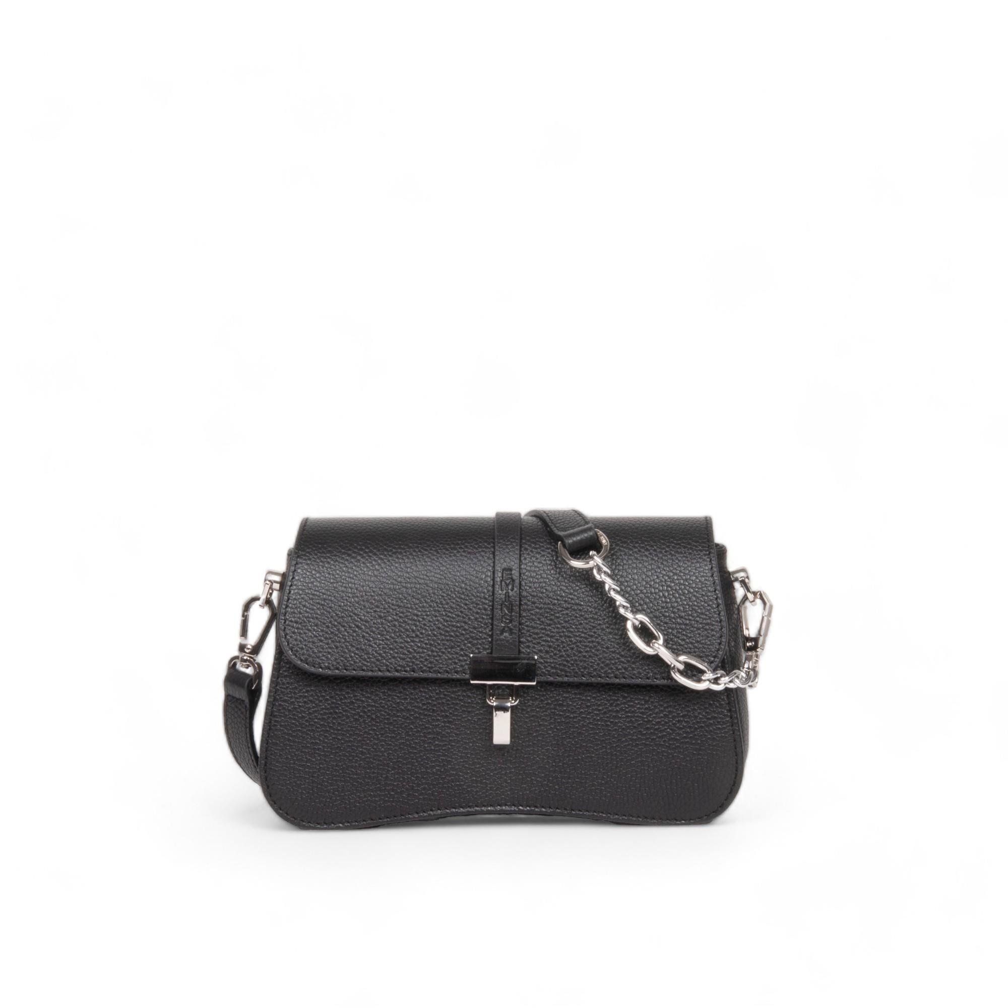 Zincir Detaylı Hakiki Deri Kadın Omuz Çantası