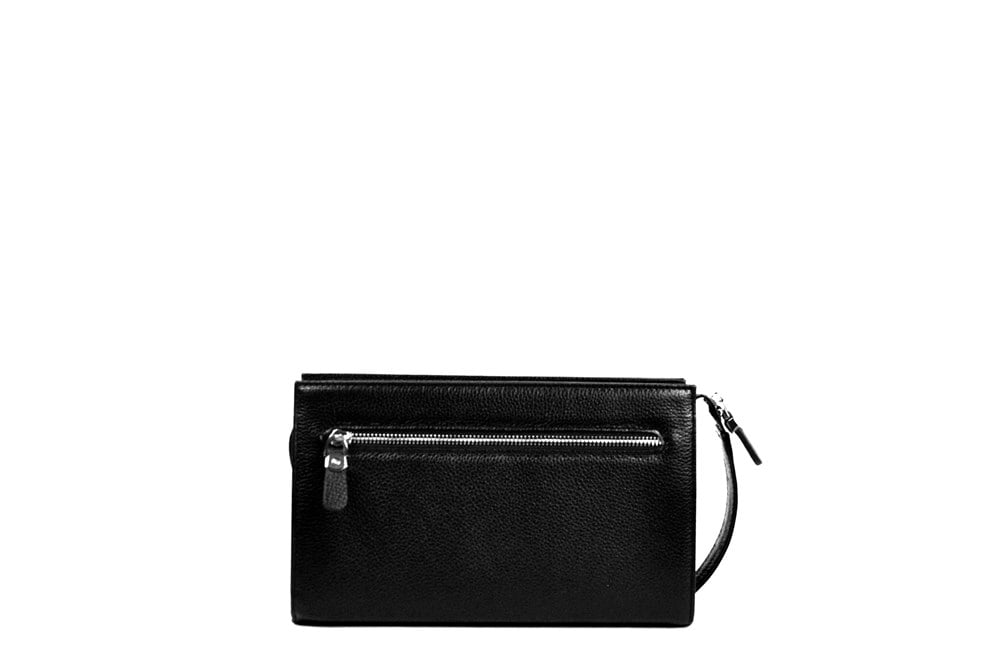 Erkek Siyah Deri El Çantası