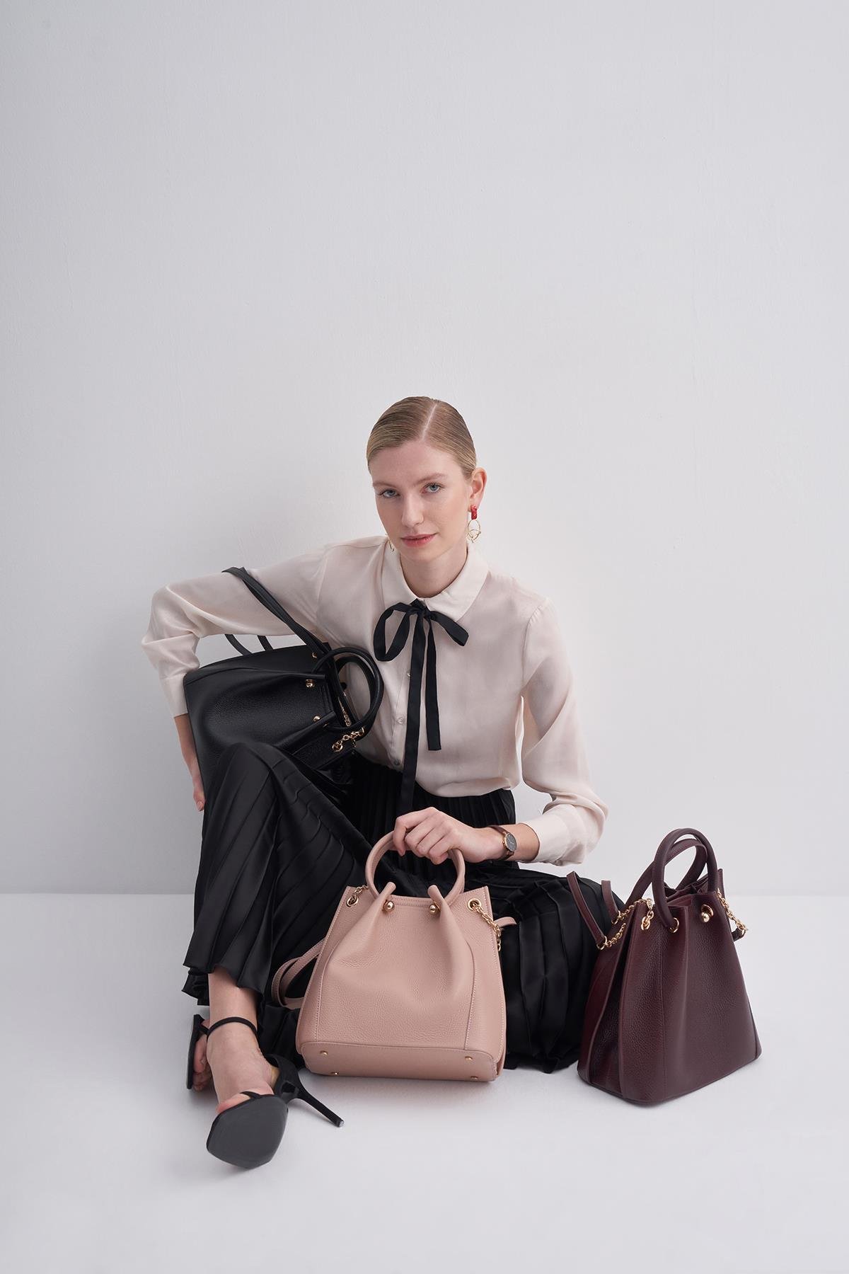 Kadın Hakiki Deri Torba Çanta