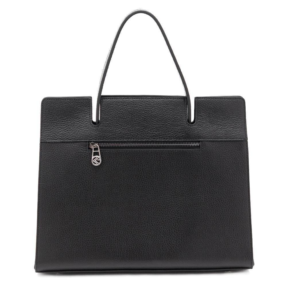 Siyah Hakiki Deri Kadın Çanta