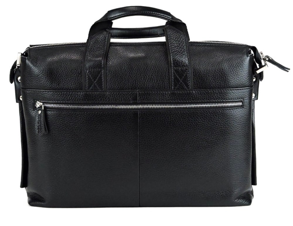 Siyah Askılı Hakik Deri Evrak Çantası