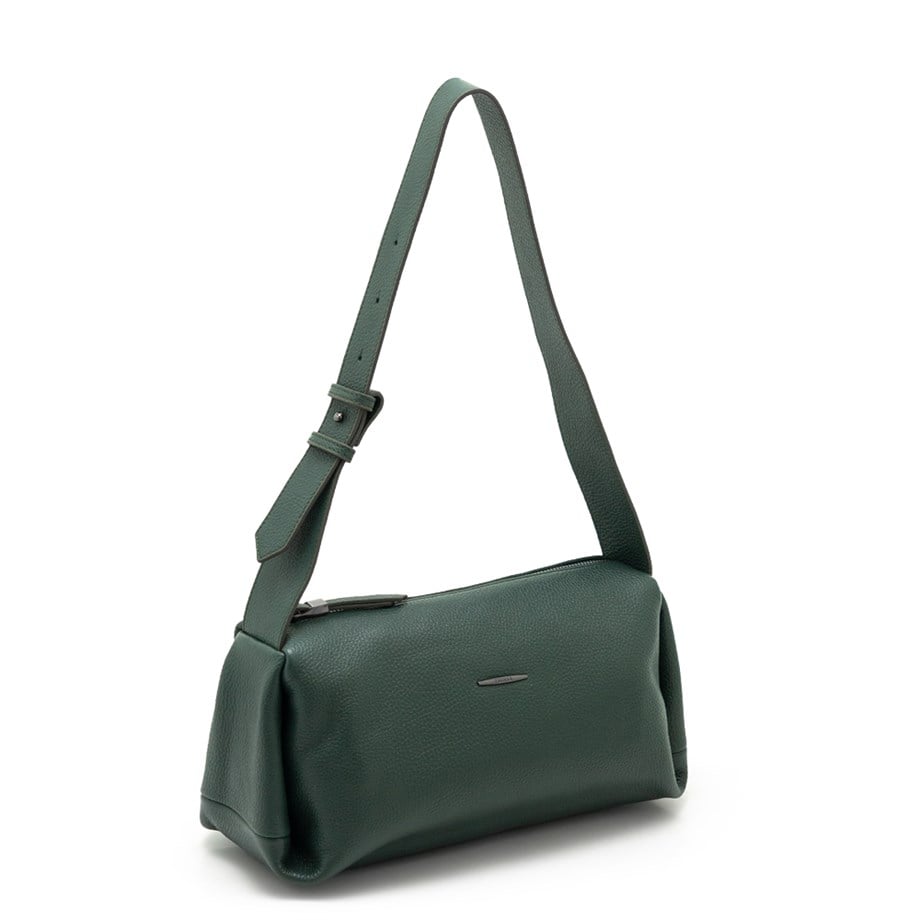 Kadın Hakiki Yeşil Deri Omuz Çantası 40307