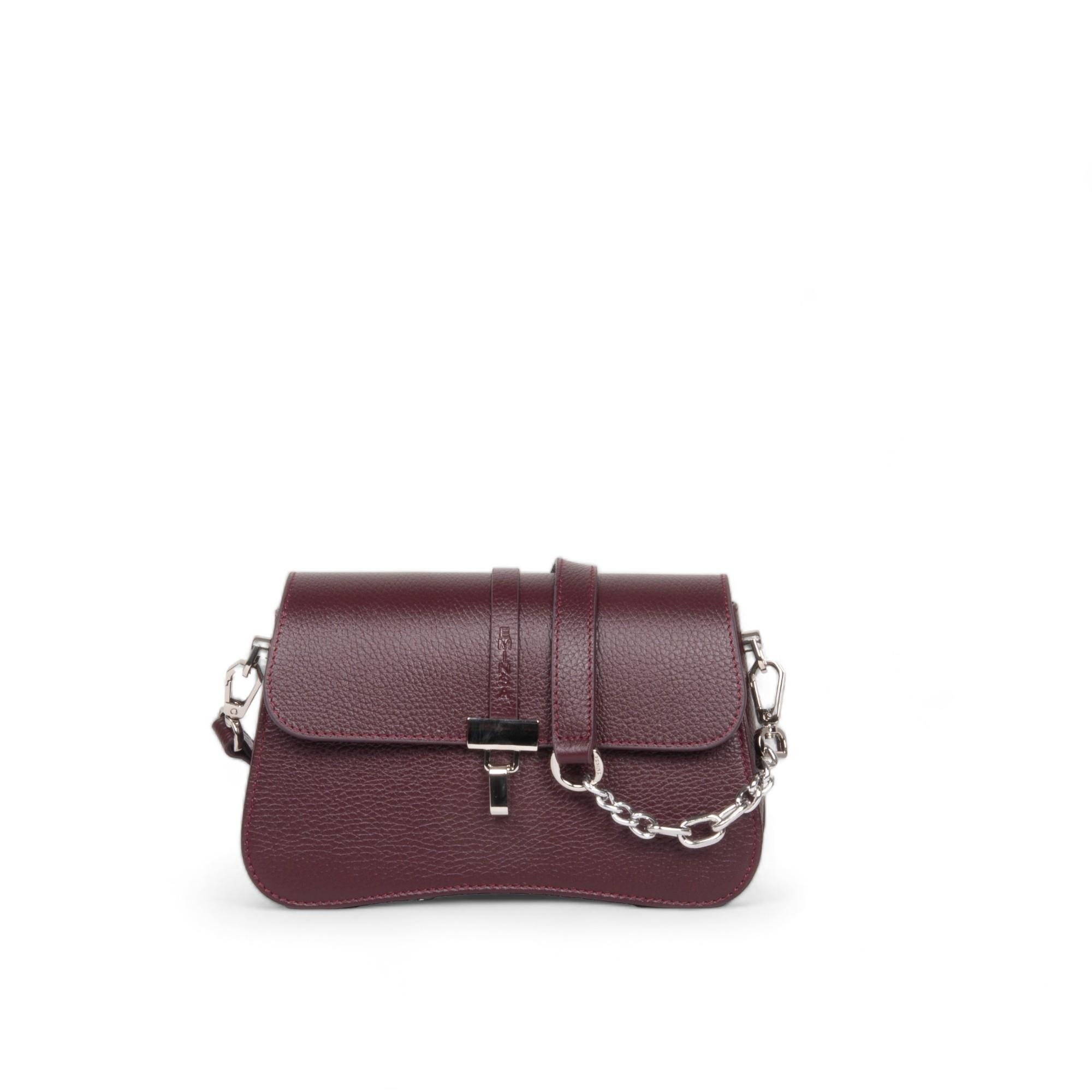 Zincir Detaylı Hakiki Deri Kadın Omuz Çantası