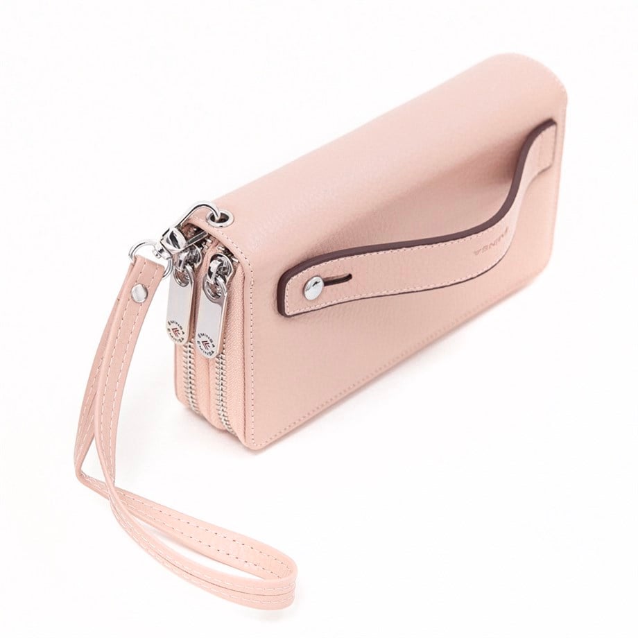 Kadın Hakiki Deri İki Bölmeli Cüzdan