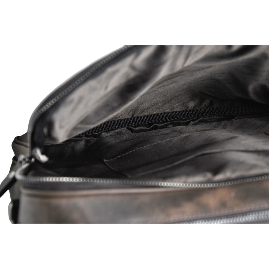 Erkek Kahverengi Crazy Deri Evrak Çantası