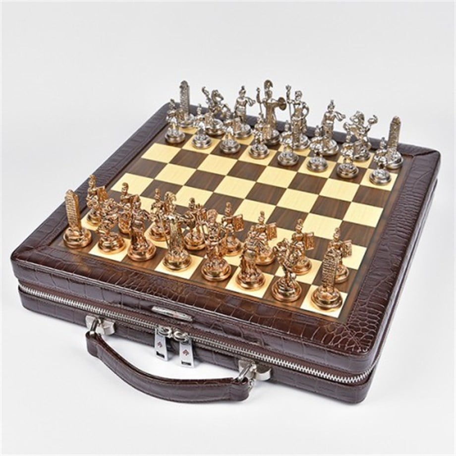 Hakiki Deri Satranç Takımı