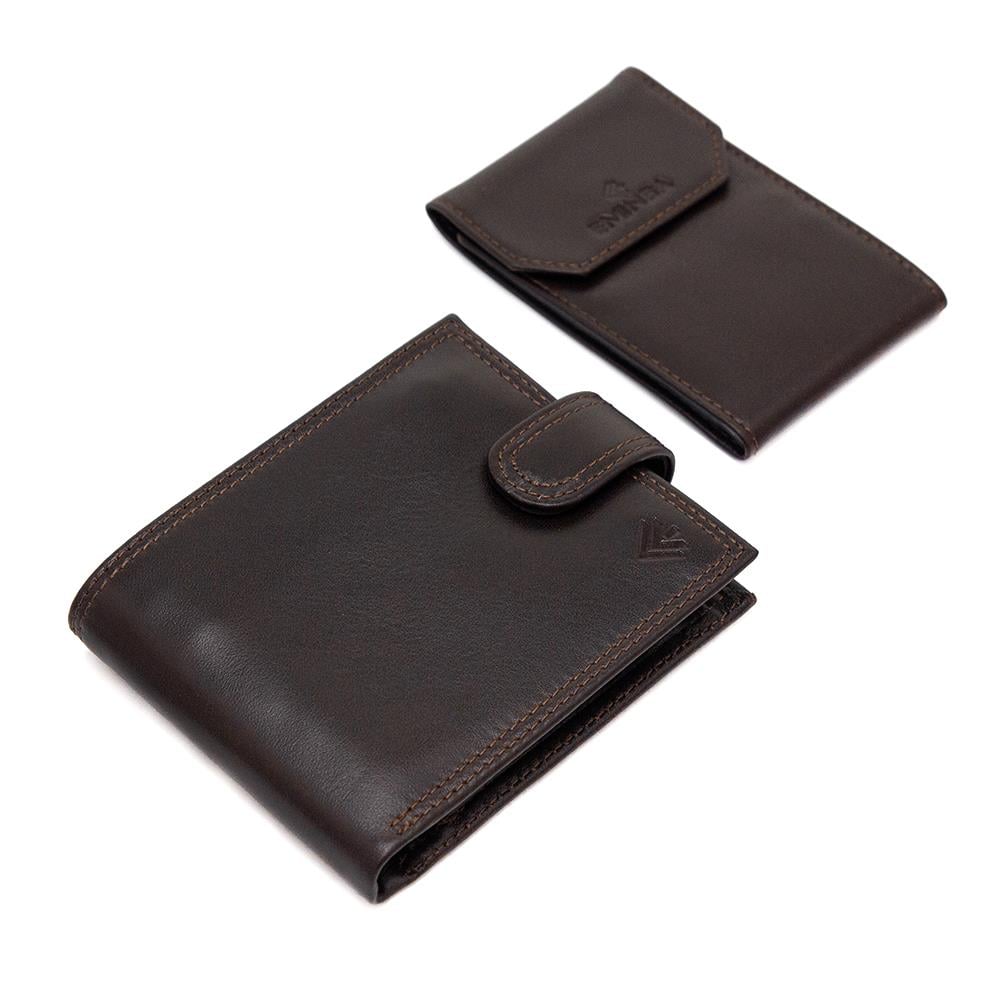 Eminsa Hakiki Deri Kahverengi Erkek Cüzdan 1043