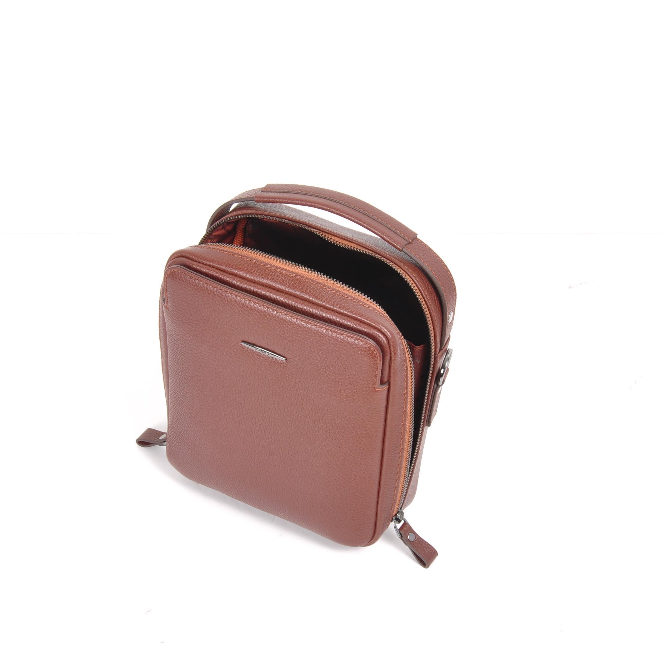 Erkek Hakiki Deri Omuz Çantası 6256