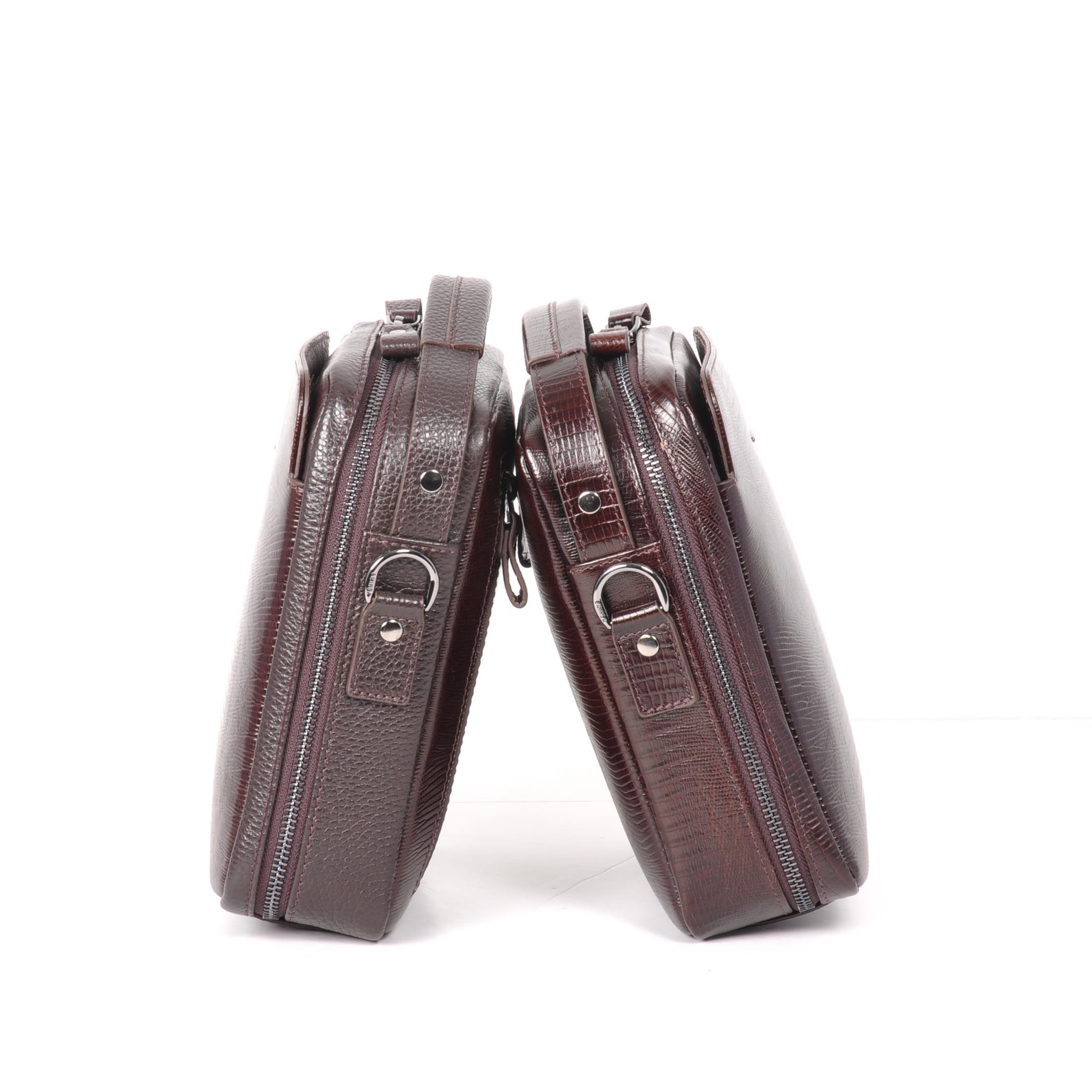 Erkek Hakiki Deri Omuz Çantası 6256