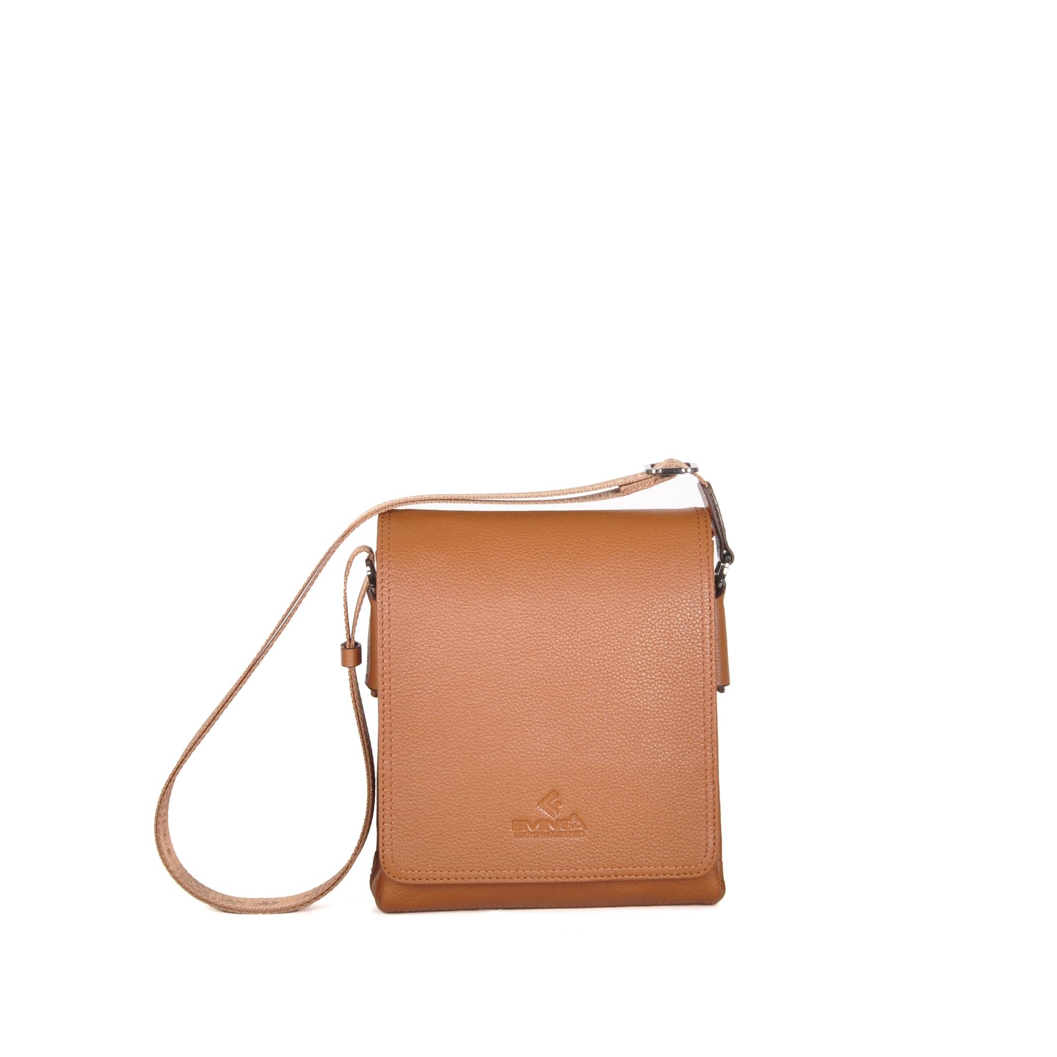 Erkek Siyah Hakiki Deri Omuz Çantası