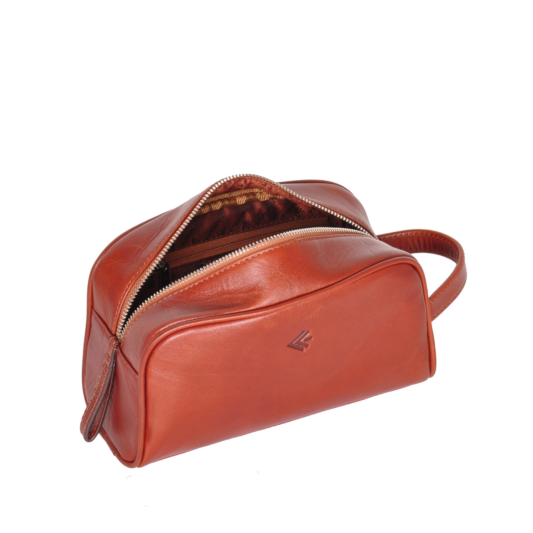 Erkek Hakiki Deri Bakım Çantası 5118