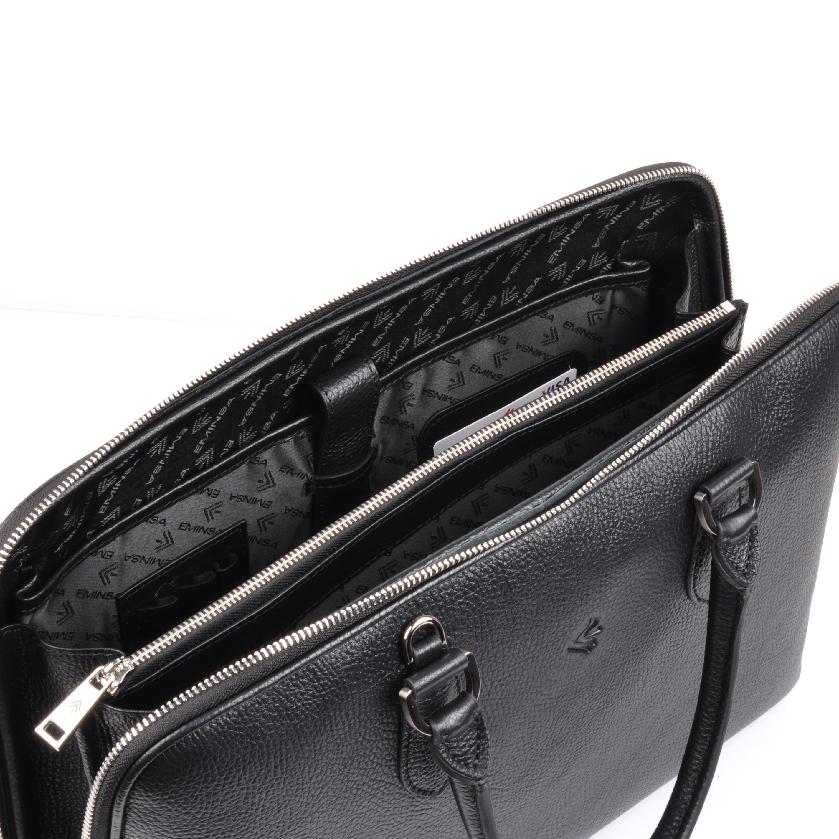 Erkek Hakiki Deri Evrak Çantası 7147