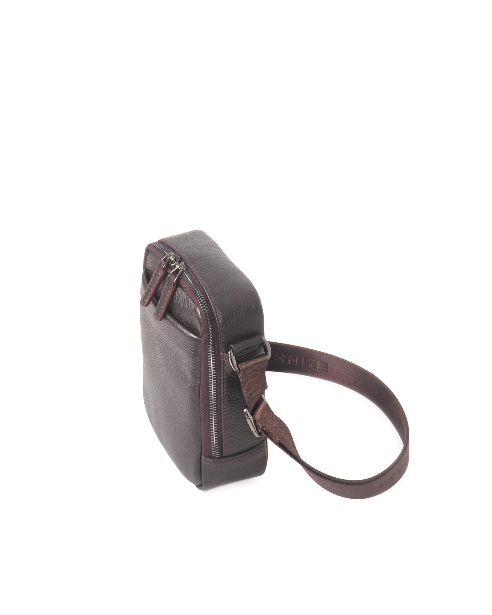 Erkek Hakiki Deri Küçük Boy Omuz Çantası