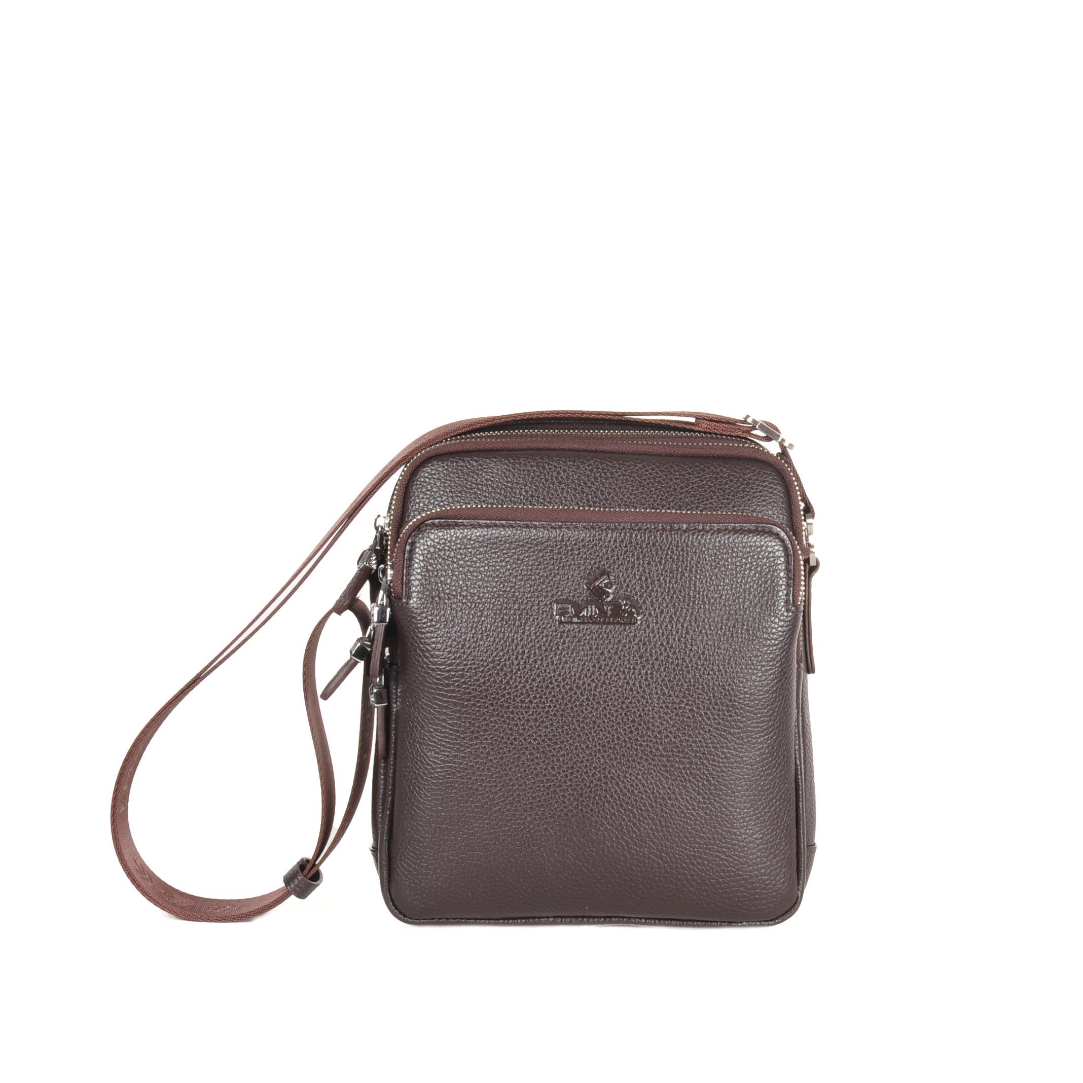 Erkek Hakiki Deri Omuz Çantası 6147