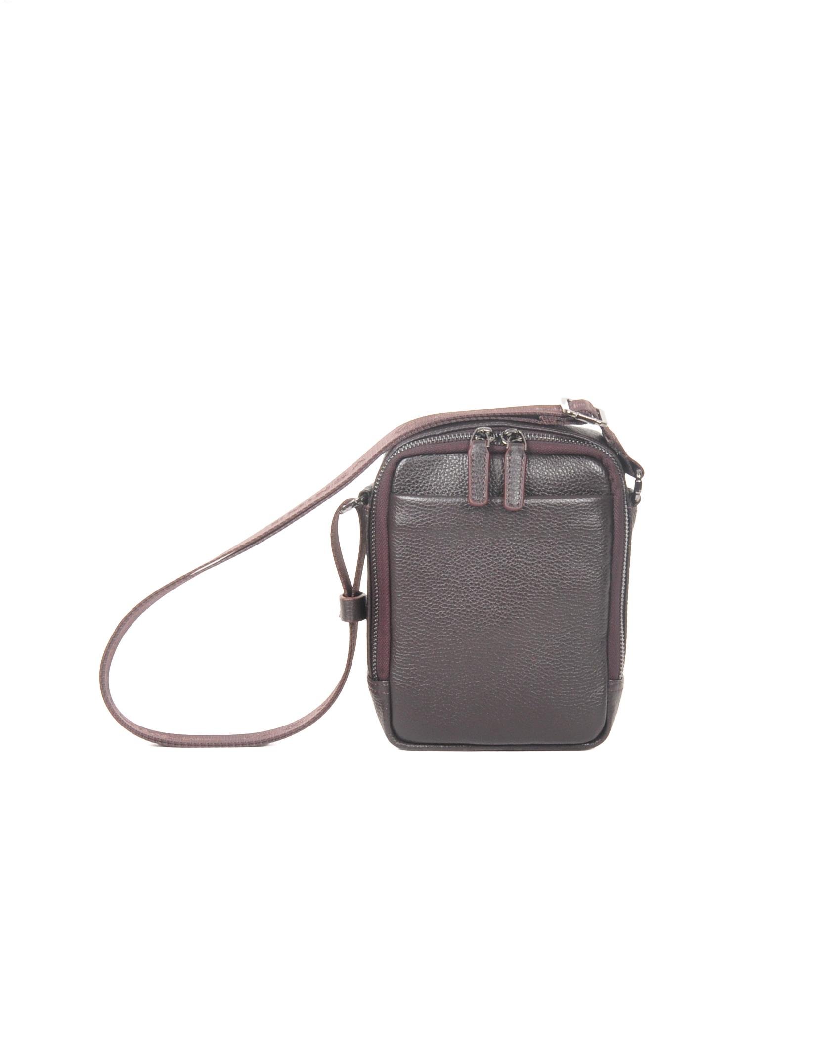 Erkek Hakiki Deri Küçük Boy Omuz Çantası