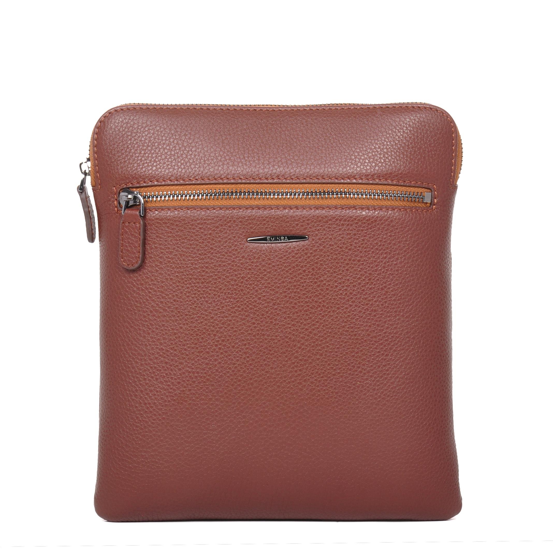 Erkek Hakiki Deri Omuz Çantası 6245