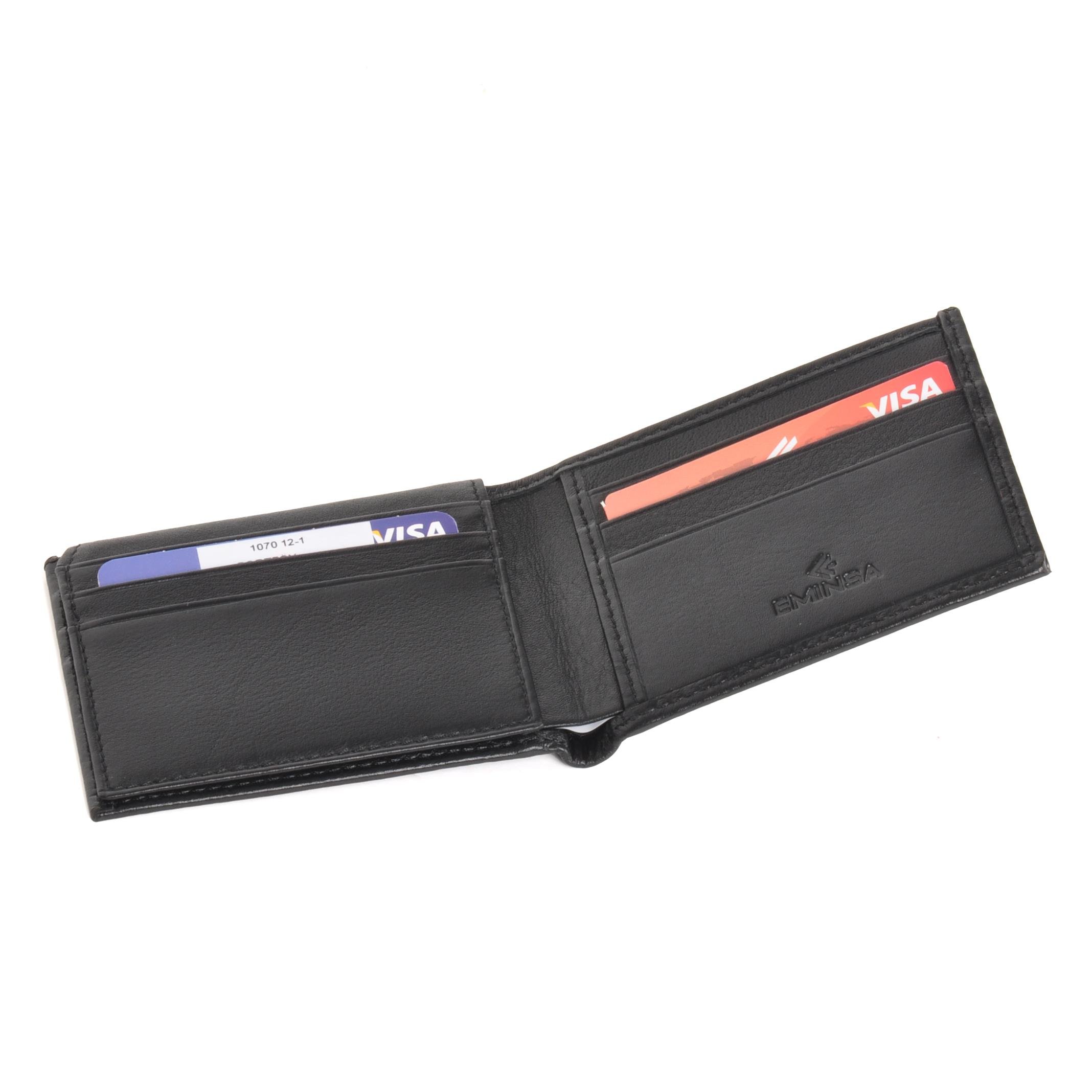 Erkek Siyah Deri Cüzdan 1070