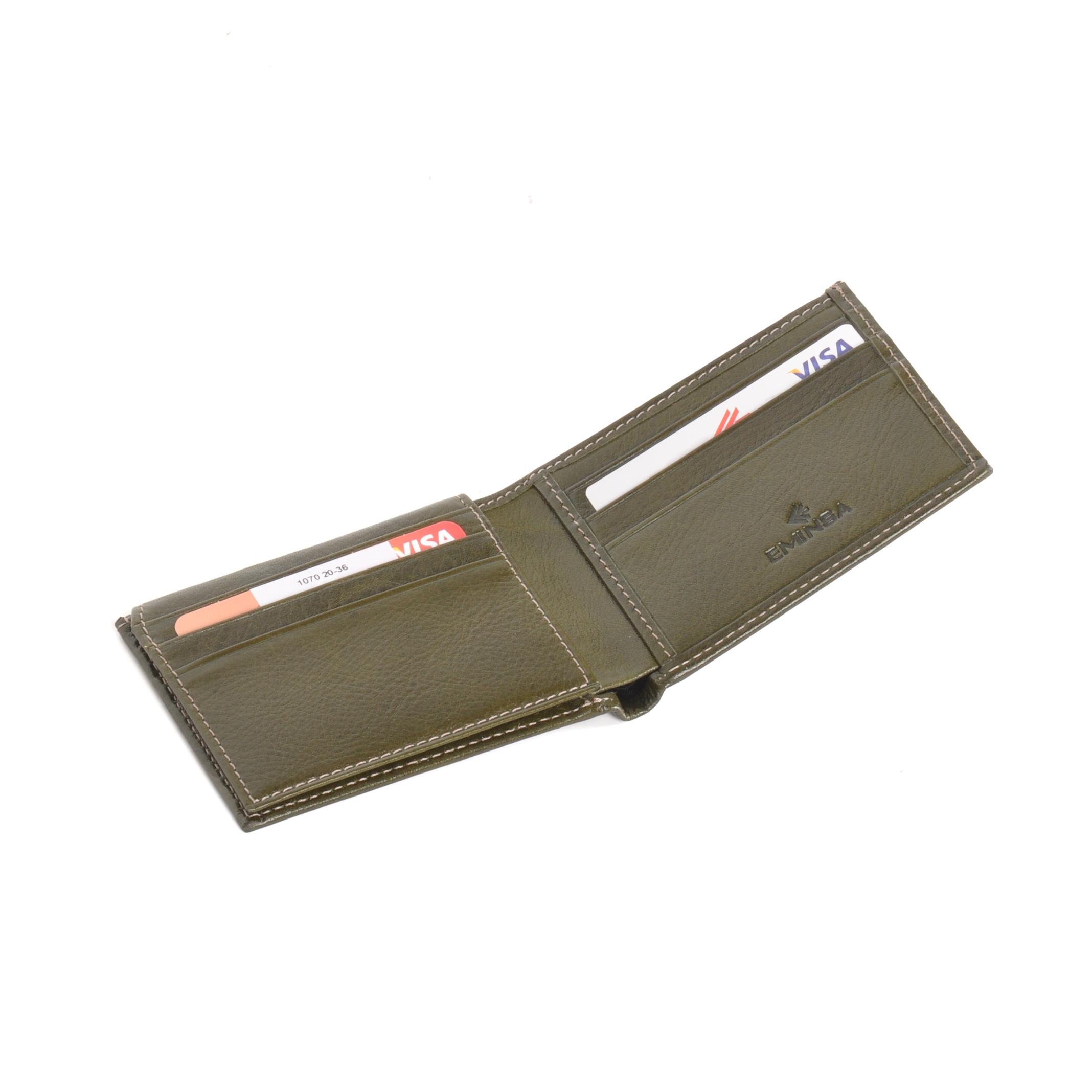 Erkek Siyah Deri Cüzdan 1070