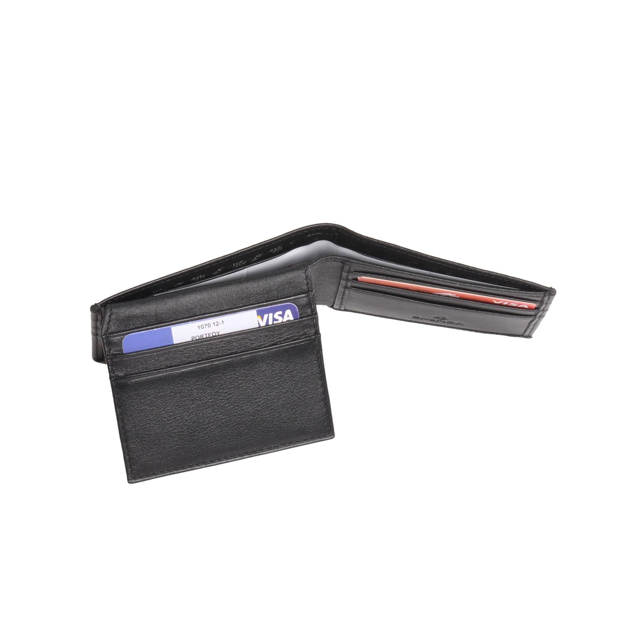 Erkek Siyah Deri Cüzdan 1070