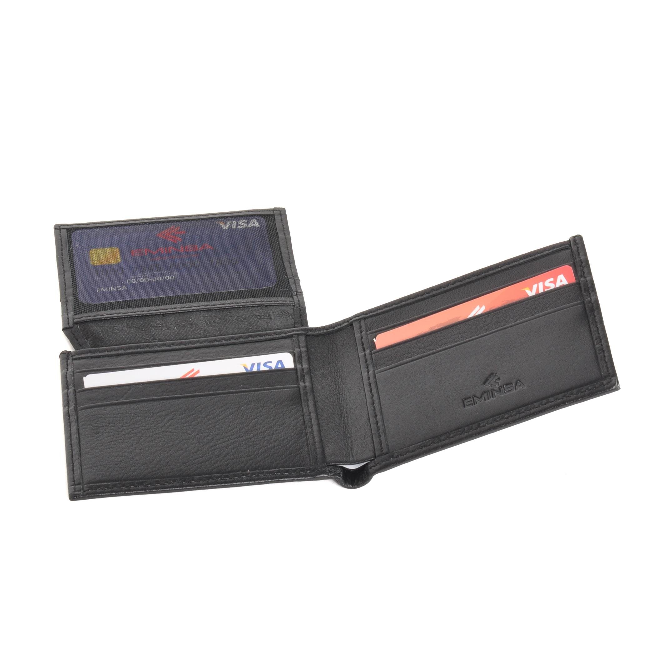 Erkek Siyah Deri Cüzdan 1070