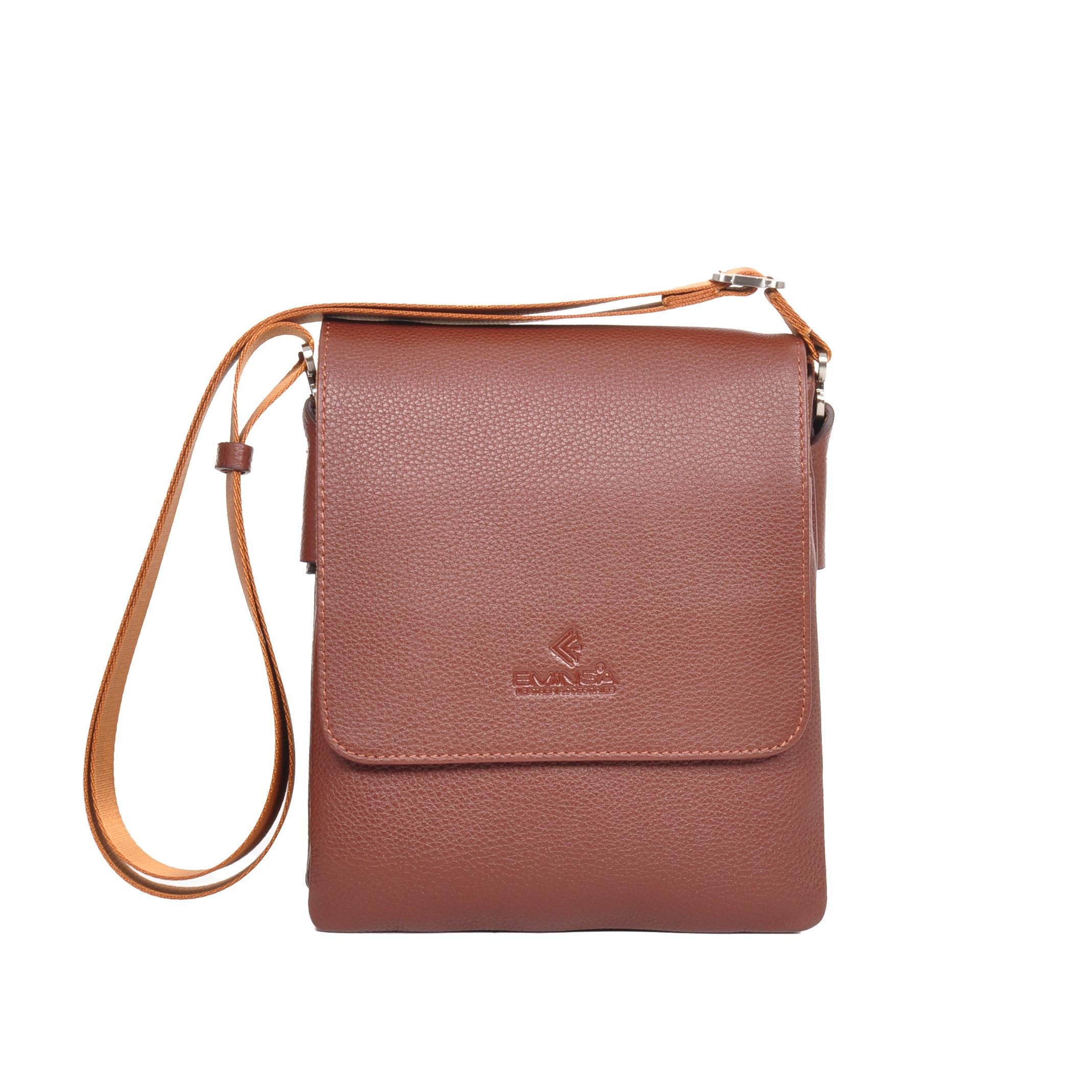 Erkek Hakiki Deri Omuz Çantası 6080