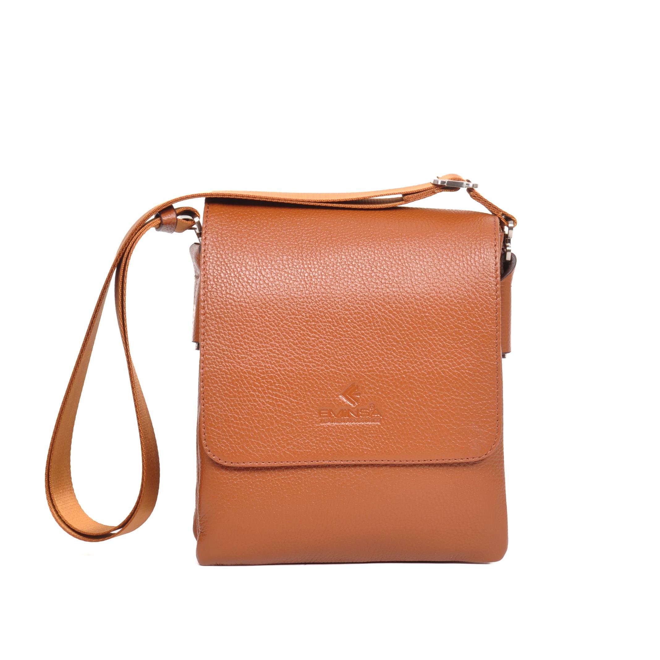 Erkek Hakiki Deri Omuz Çantası 6080