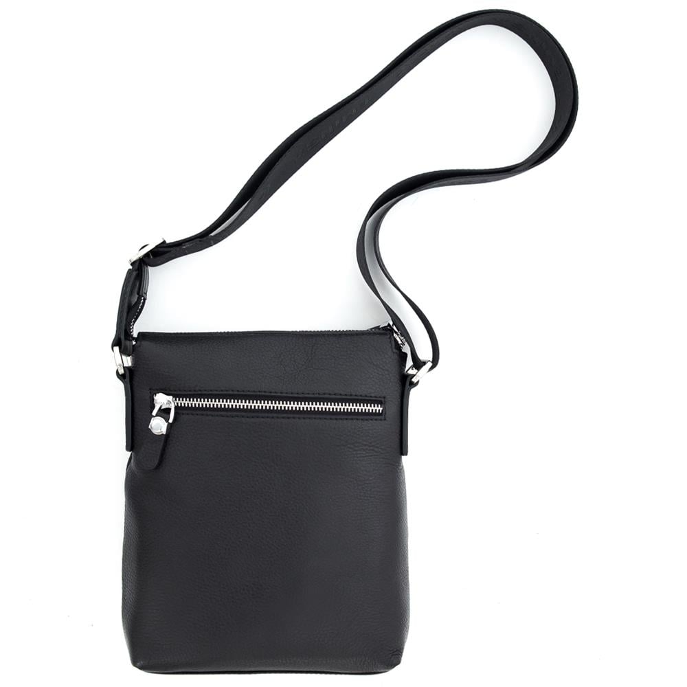 Erkek Siyah Hakiki Deri Omuz Çantası 6146