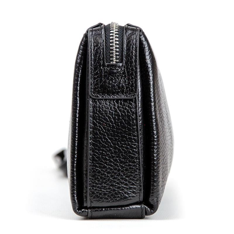 Erkek Siyah Hakiki Deri Şifreli El Çantası