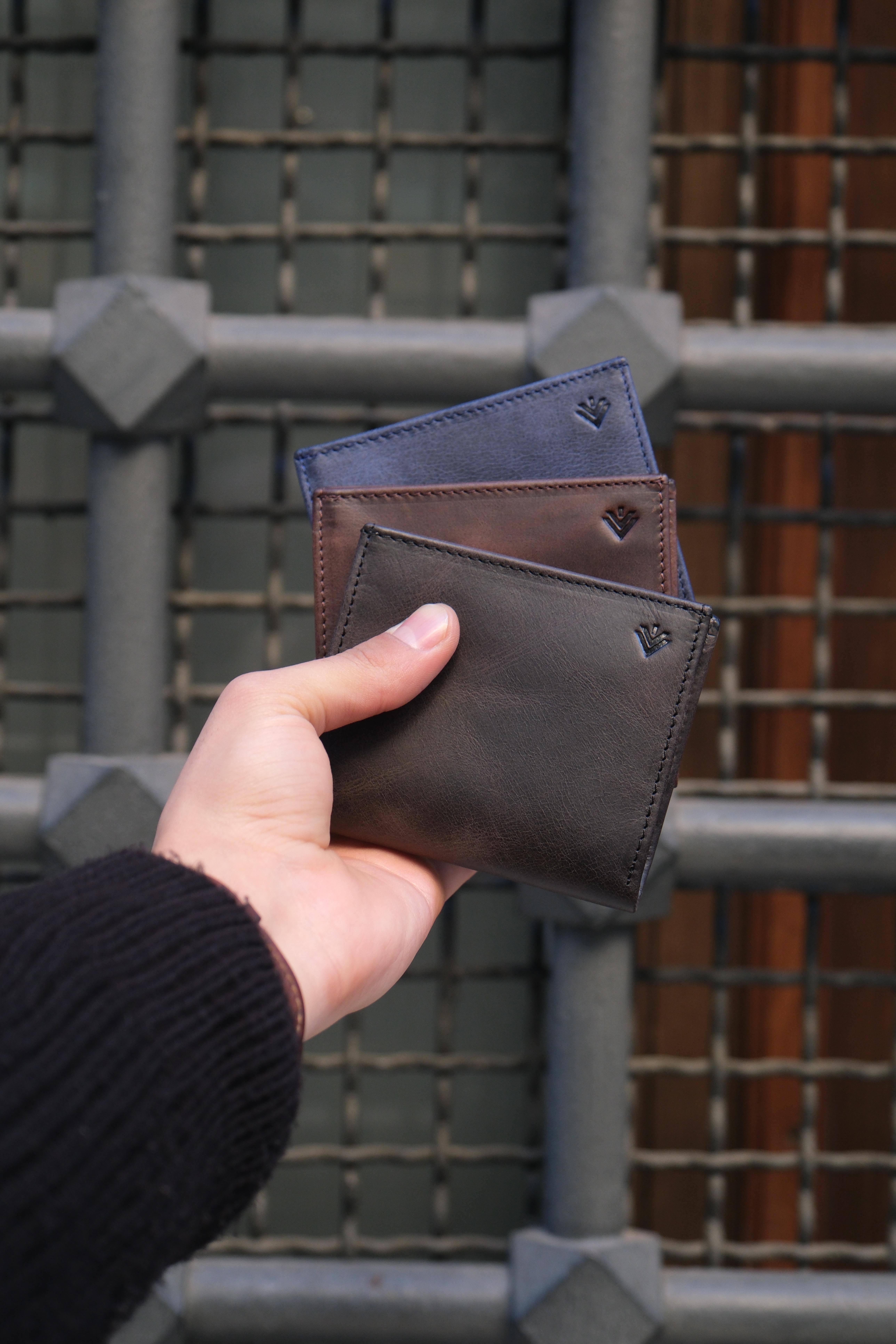 Erkek Siyah Kroko Deri Cüzdan