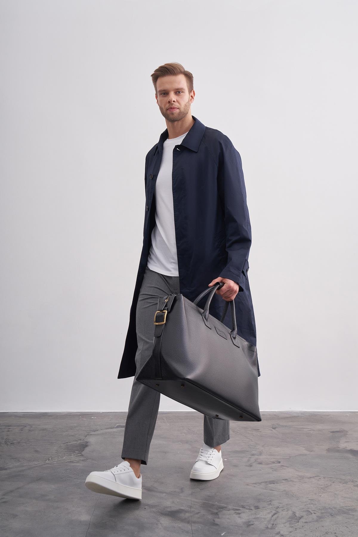 Eminsa Deri Seyahat El Çantası