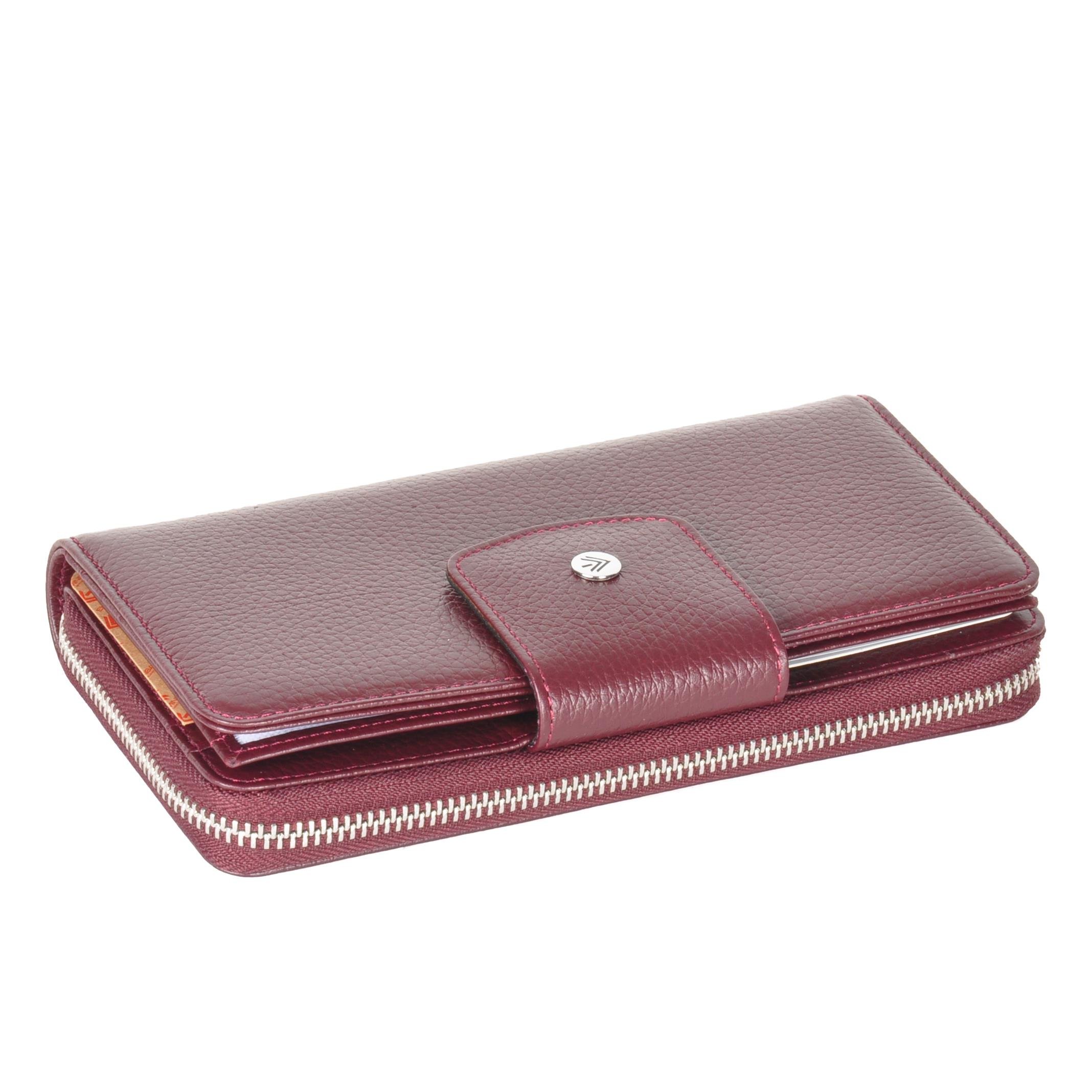 Gri Hakiki Deri Kadın Cüzdan 2149