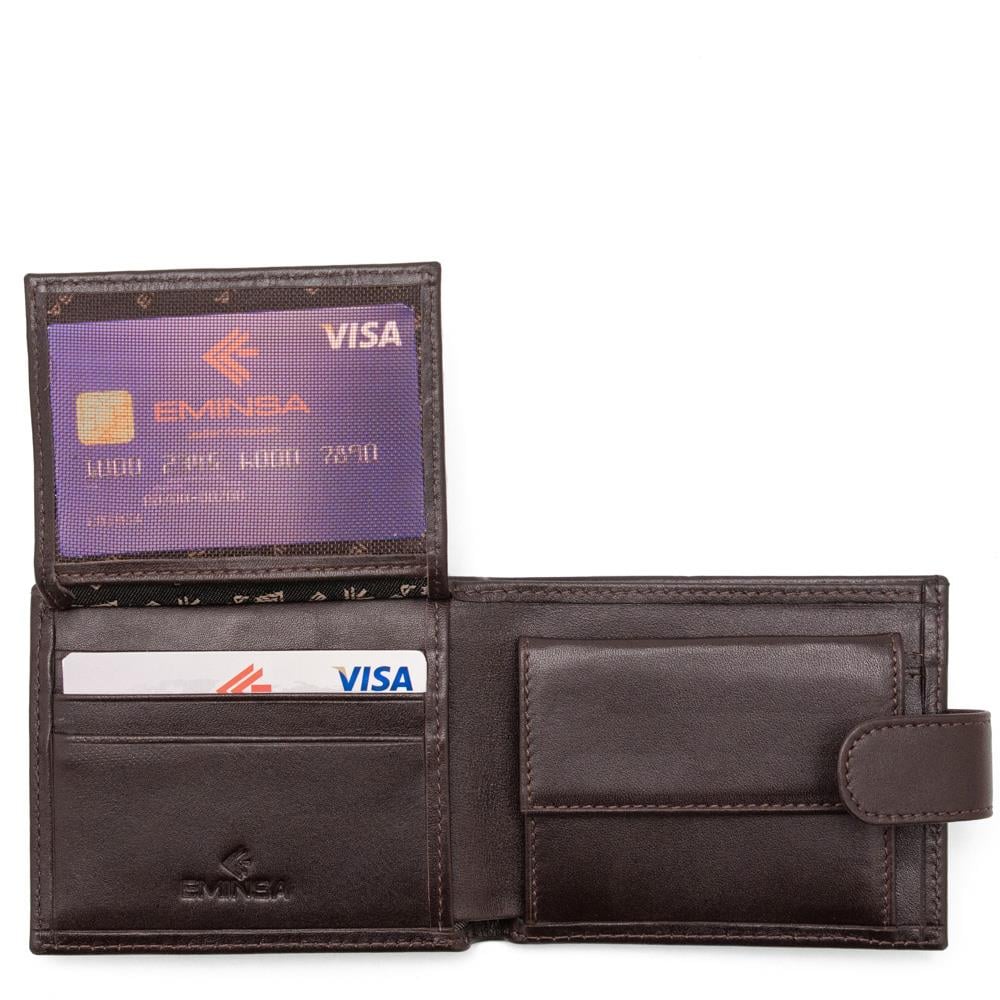 Erkek Kahverengi Hakiki Deri Cüzdan 1042