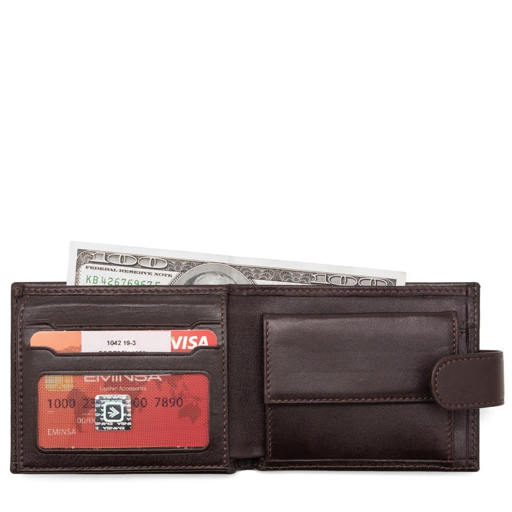 Erkek Kahverengi Hakiki Deri Cüzdan 1042