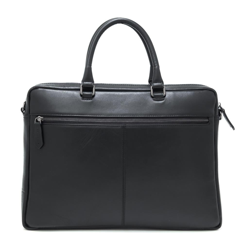 Eminsa Deri Erkek Siyah Evrak Çantası 7119