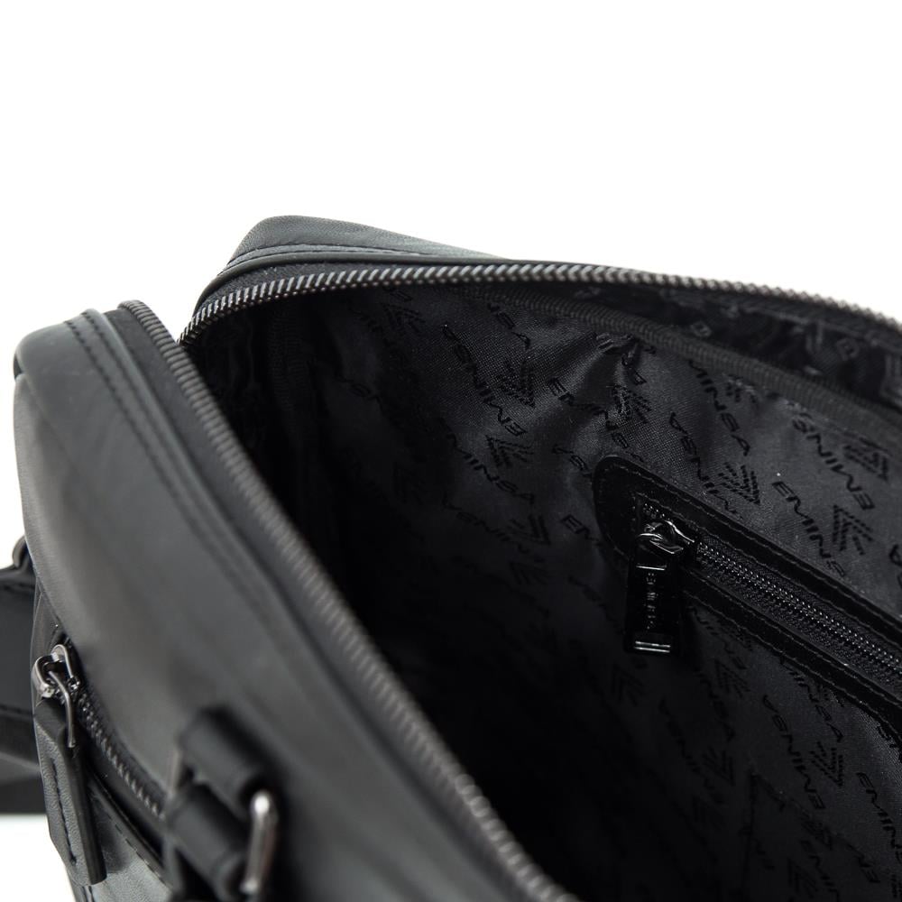 Eminsa Deri Erkek Siyah Evrak Çantası 7119