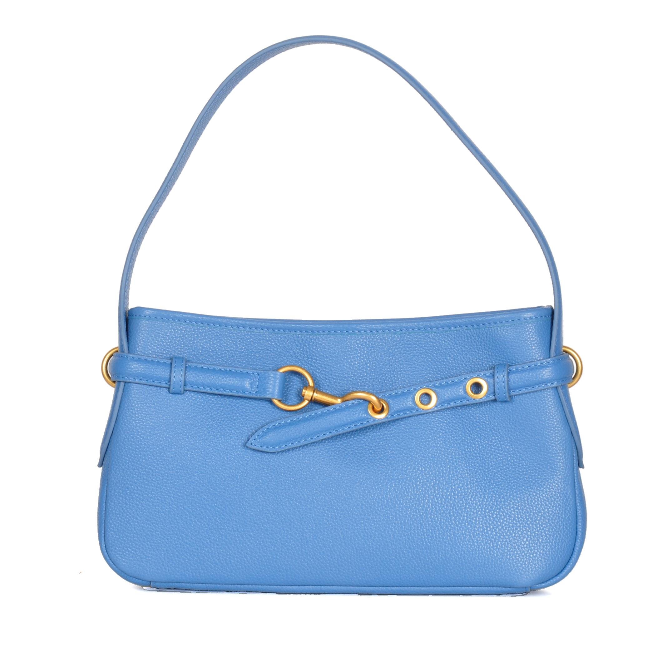 Kadın Hakiki Deri Kayış Detaylı Çanta