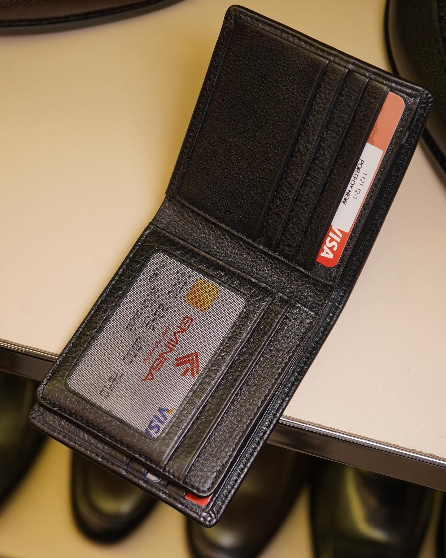 Hakiki Deri Siyah Erkek Cüzdan