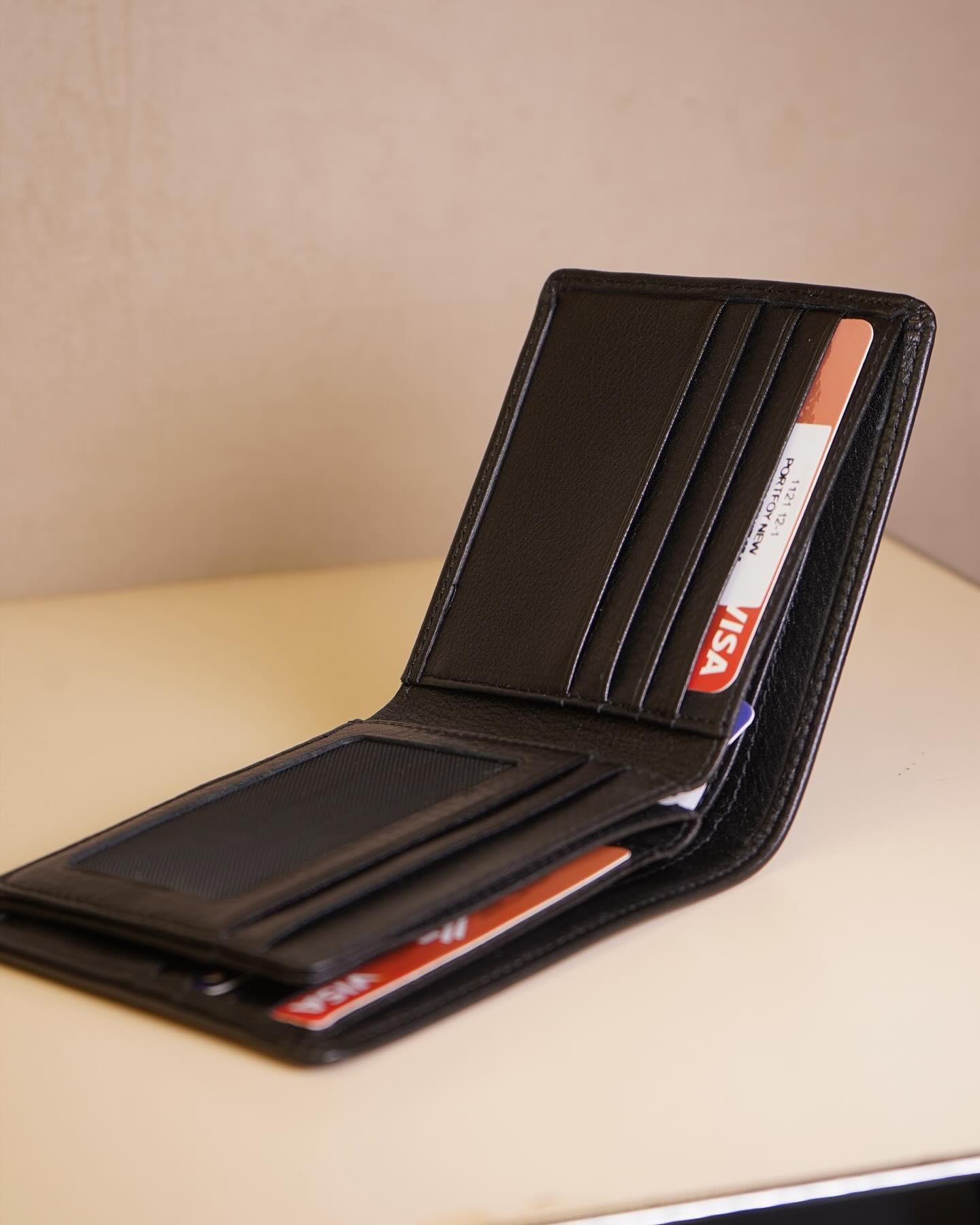 Hakiki Deri Siyah Erkek Cüzdan