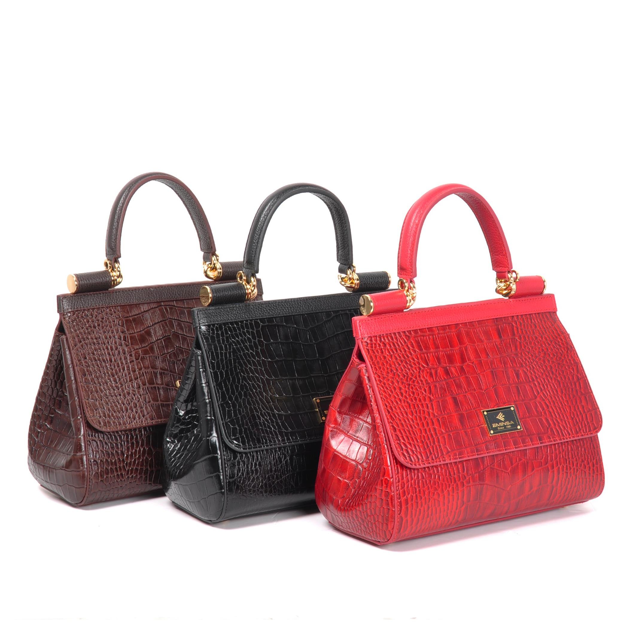 Kadın Hakiki Deri El & Omuz Çantası 40430